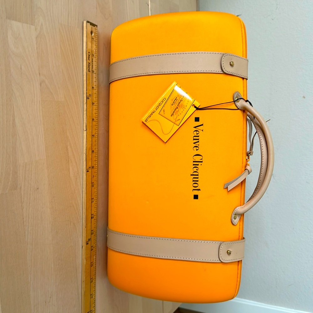 Veuve Clicquot Yellow Bag with Zipper Closure by Louis Vuitton